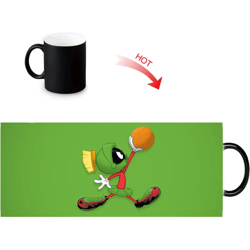 Marvin Волшебные кружки Martian DIY изменяющие тепло цвета чашка для кофе с молоком