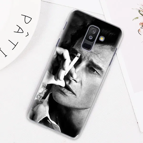 Джонни Холлидей чехол для samsung Galaxy J4 J6 плюс J3 J5 J6 J7 J8 C2 Core J5 J7 премьер Футляр для телефона - Цвет: 06