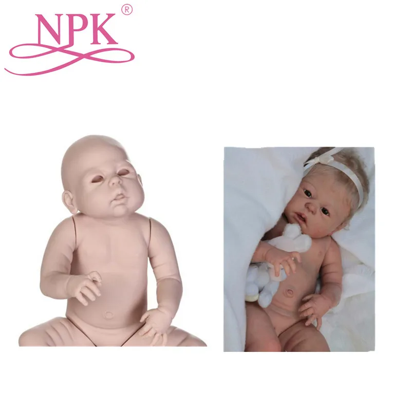 NPK 23 дюйма около 58 см Reborn Bebes кукольные наборы Неокрашенные Пустые для кукол DIY
