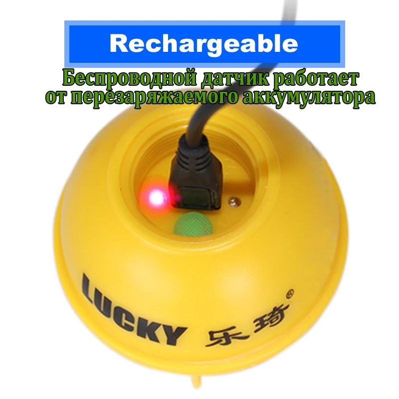 Беспроводной эхолот для рыбалки LUCKY FFW718LA lucky fish finder sonar for fishing эхолоты fishfinder
