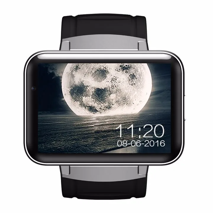 Смарт-часы Android 5,1 MTK6572A DM98 2," дисплей 320*240 светодиодный двухъядерный 1,2G 900Mah камера wifi 3g QQ gps приложение для смартфонов