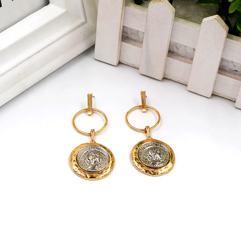 AJ-ER84229/TRACYSGER/Европейская и американская ретро монета рельеф портрет doulecoin голова