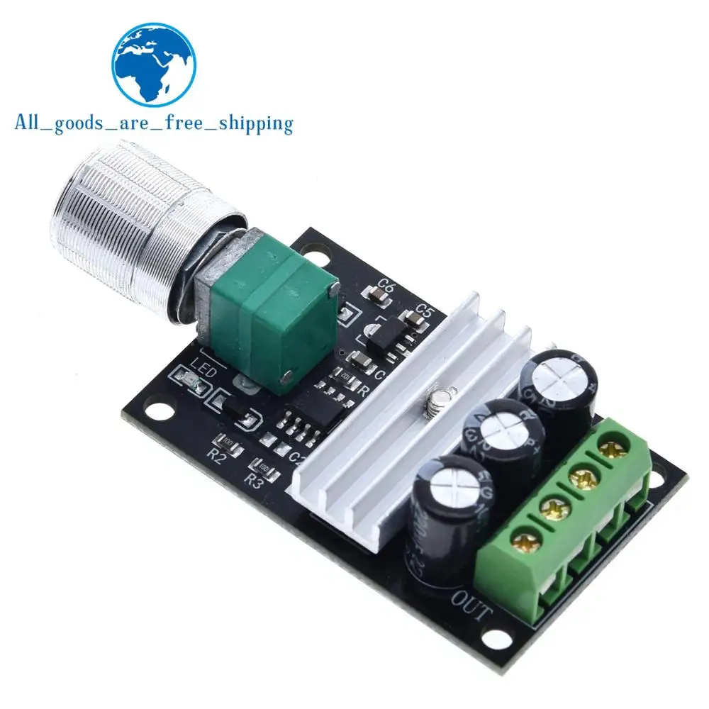 Регулятор скорости двигателя TZT регулятор генератора ШИМ 6 в 12 В 24 28 постоянного