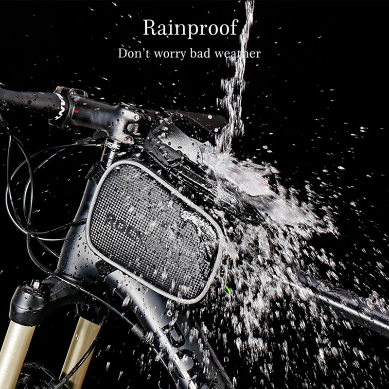 Водонепроницаемая велосипедная сумка на верхнюю трубу 6 2 дюйма 5 8 Рама для