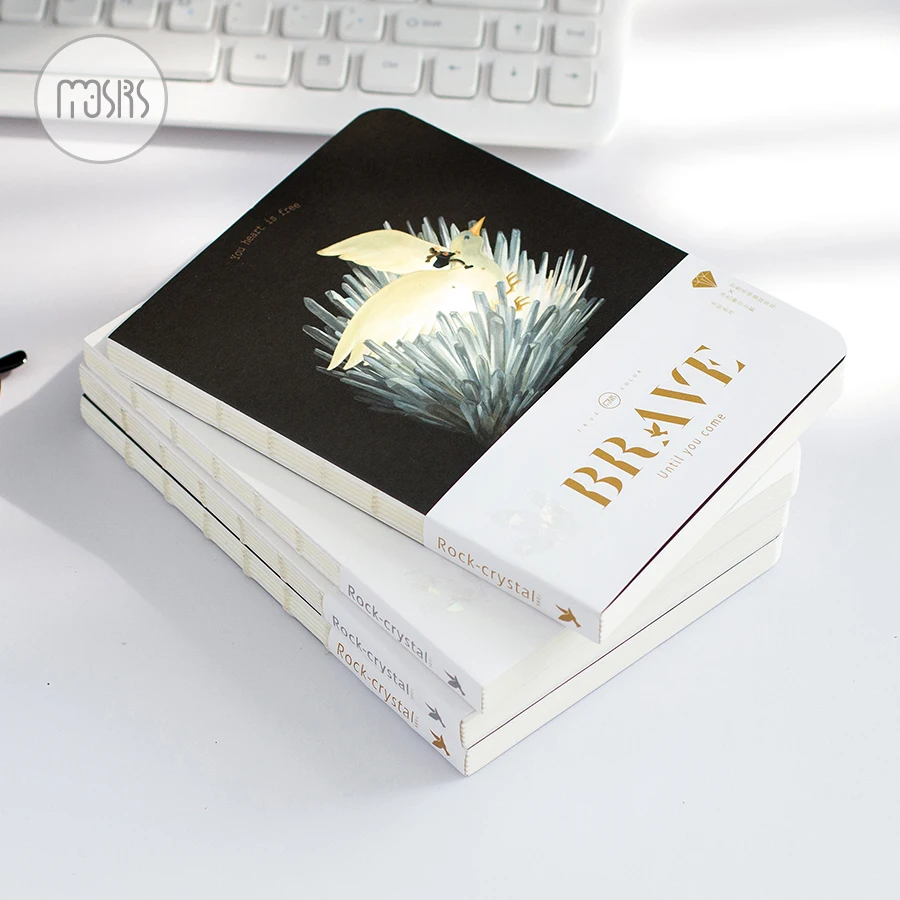 A5 Храброе сердце Sketchbook Жесткий тетрадь путевой дневник журнал пустой страницы