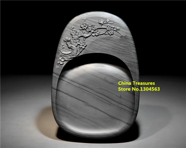 Witersweet Mei Hua китайский She Yan Tai Inkstone для шлифовки чернил изготовленный из
