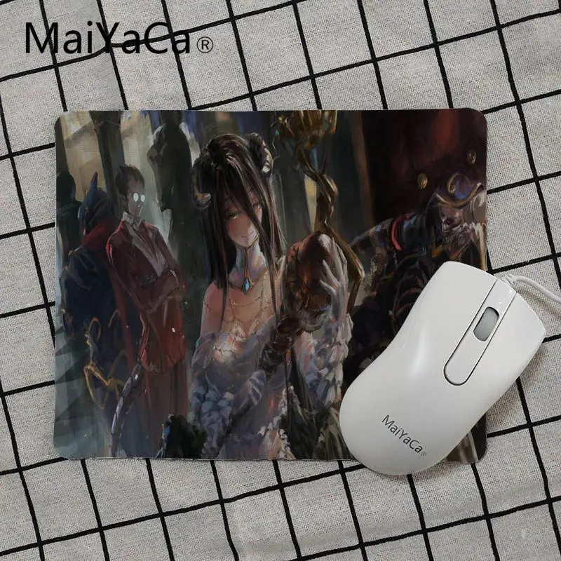 MaiYaCa Overlord персонажи маленький коврик для мыши ПК компьютерный резиновый игровой