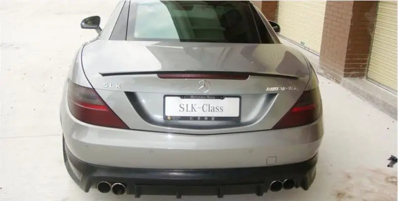 Carbon Fiber Spoiler For Mercedes-Benz SLK Class R171 R172 2010-2019 High Quality Spoilers Auto Accessories By EMS | Автомобили и