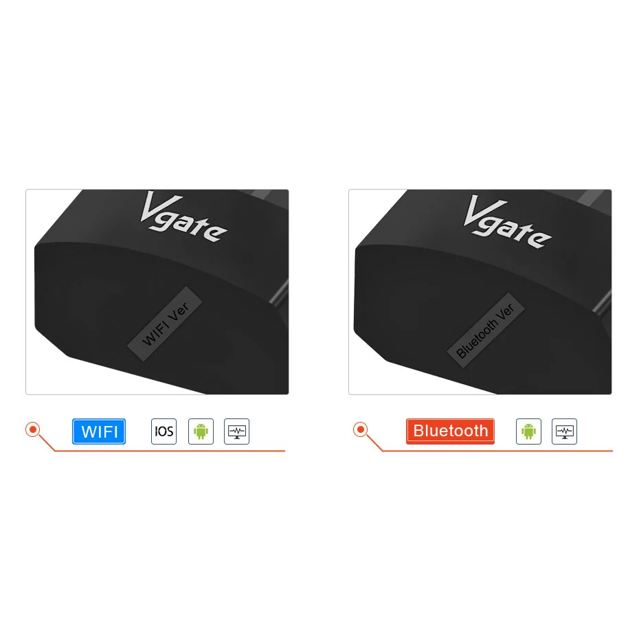 Vgate iCar3 elm 327 V2.1 для Android/IOS iCar 3 ELM327 OBD2 Bluetooth WIFI сканер OBD 2 автомобильный
