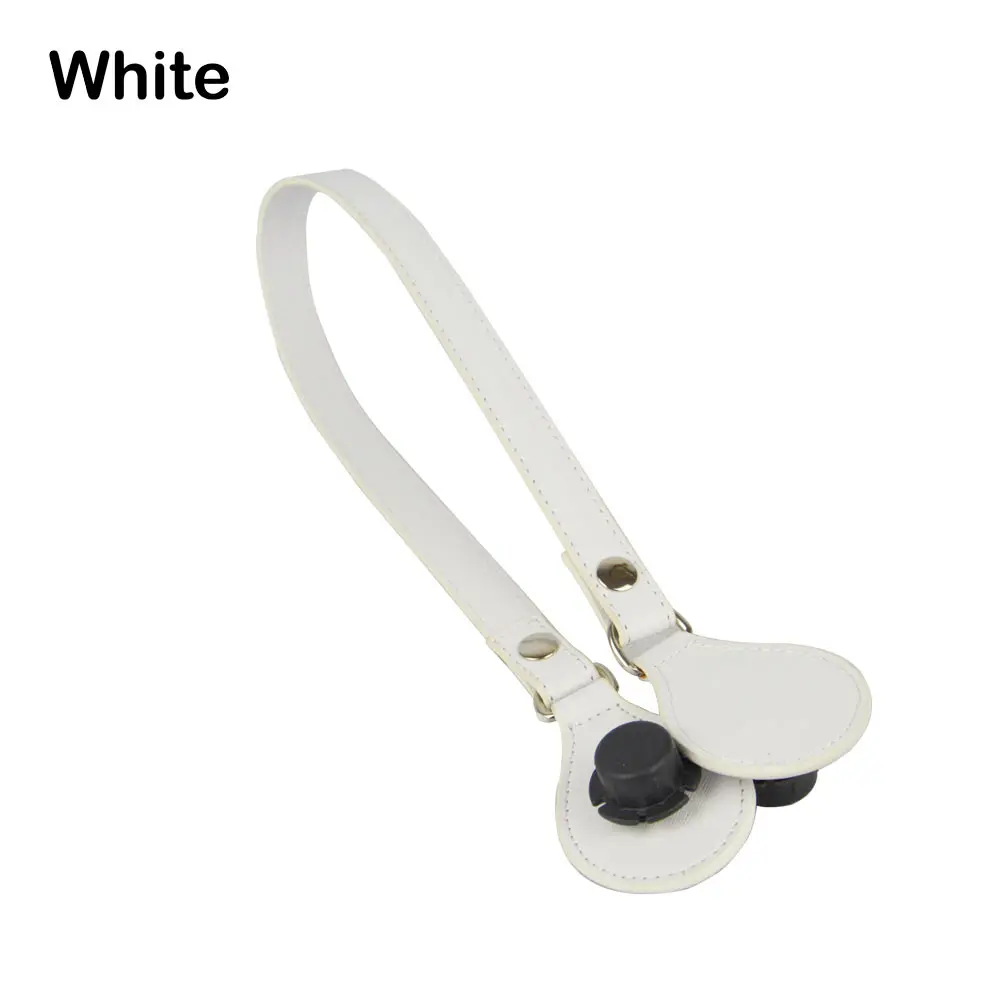 White Tanqu, новинка, 1 штука, длинная плоская ручка, с защелкой, съемная капля, для O Bag, кожаный ремень, ремень для Obag - Цвет: White