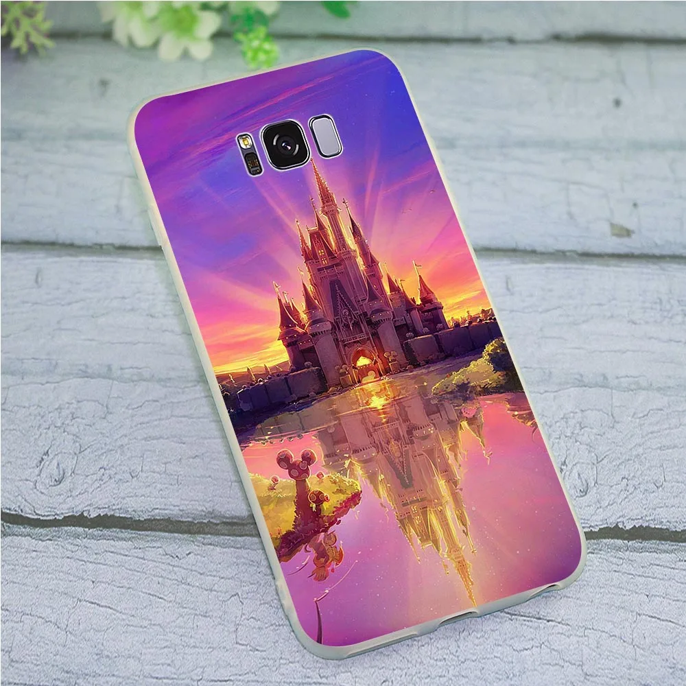 Мягкий чехол из ТПУ для телефона Samsung Galaxy A6 с замком Золушки A7 A5 A3 A8 A9 A10 A20 A30 A40 A50 A71