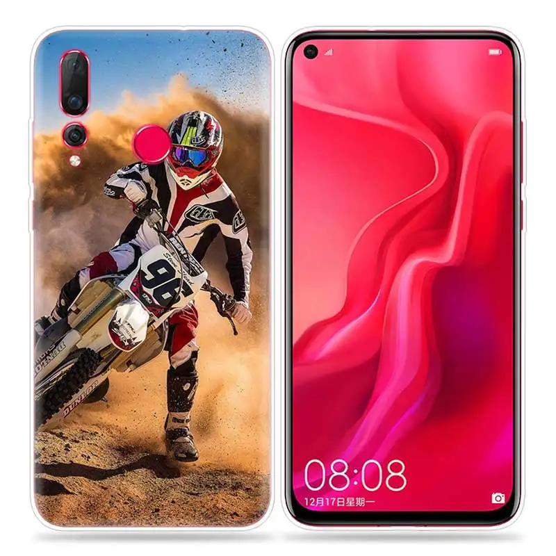 05 Спортивный мягкий чехол Moto Cross для huawei Honor 10i 8S 8A 8C 8X10 9 Y9 Y7 Y6 Y5 Play Lite чехол для телефона Fundas - Цвет: 05