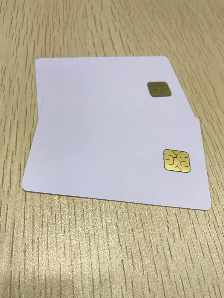 Оптовая продажа ПВХ телефон смарт-карта умная контактная карта Fudan4442 белая |