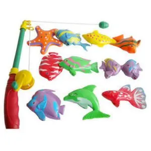 

Magnetic Fishing Game Box 11 Fish + 1 Rod Child Toy NEW