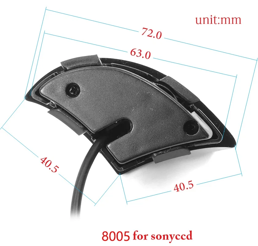 8005sonyccd Appr. 180deg CCD HD Автомобильная передняя решетка камеры для Toyota Prado 2700 4000 2010 RAV4 COROLLA eiz Vios Highlander Камера Переднего Вида - Название цвета: 8005sonyccd