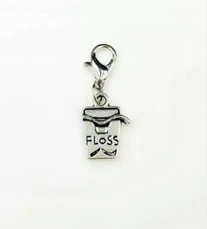 Зубная нить/зубная щетка/зубная паста/зубная нить и застежка Лобстер подвески