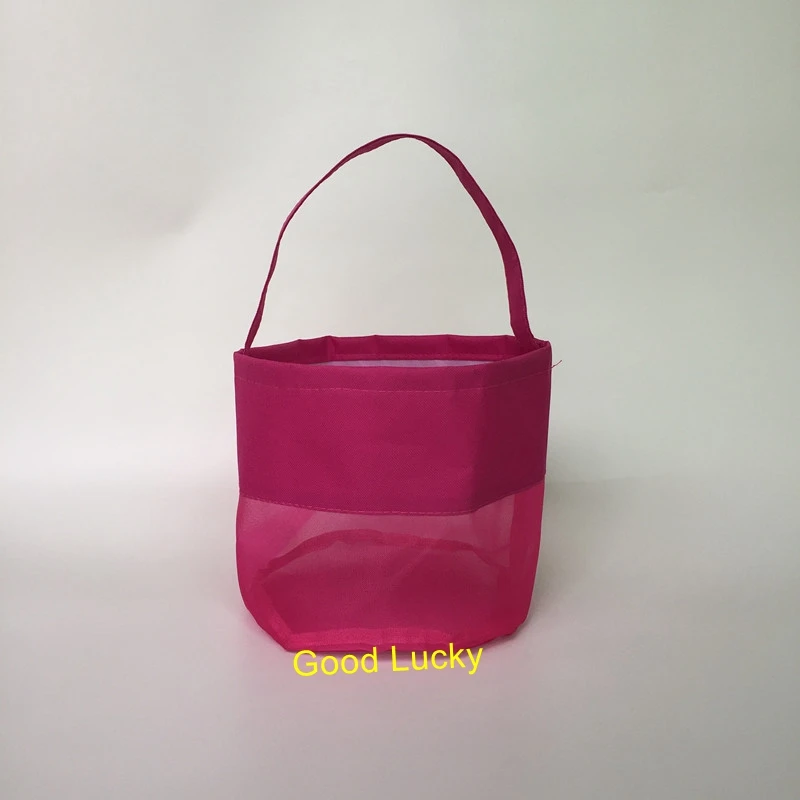 200 шт./лот оптовая продажа однотонная Детская сумка для игрушек пляжная хранения