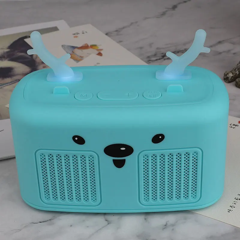Мультфильм Bluetooth Беспроводной Динамик держатель мобильного телефона Портативный открытый MP3 музыка Динамик Поддержка TF карта u-диск Hands-free