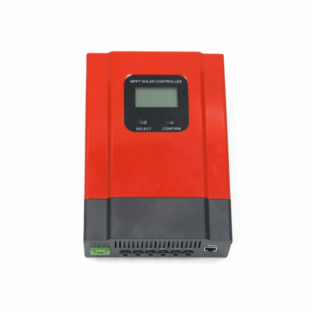 ESmart3 30A со слежением за максимальной точкой мощности, Солнечный Контроллер заряда 12 V 24 V 36 V 48 V автоматического обнаружения Подсветка ЖК-дисплей Дисплей Макс 130 V Вход RS485
