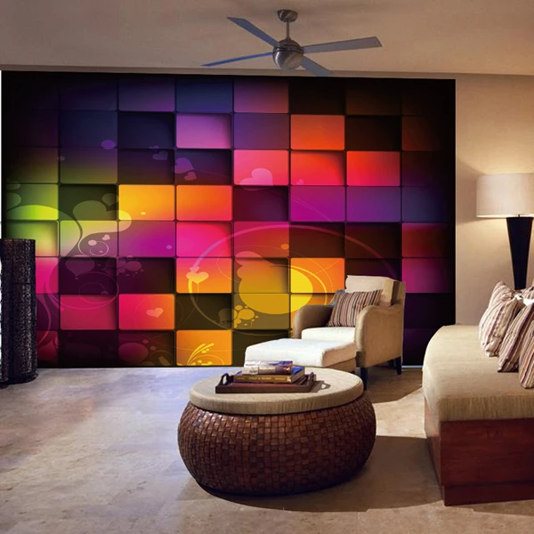 

Custom photo wallpaper brick 3D wallpaper sofa bedroom living room TV restaurant tea house background lattice wallpaper mural