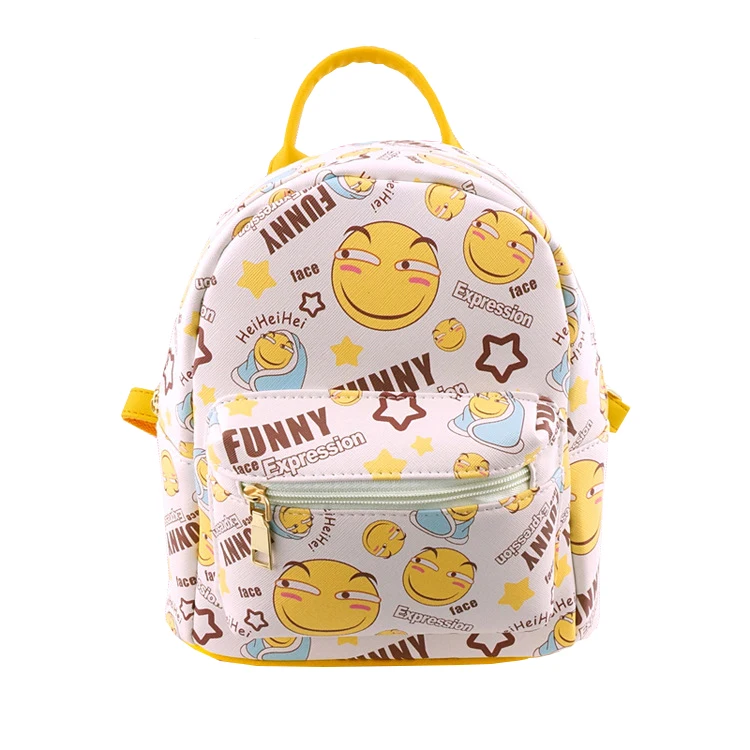 Smile Face E-Mell Lovelive DVA Тоторо кошка задний двор Нацумэ книга Мику улыбка лицо Ram Lem poket Pika pu Сумка Рюкзак - Цвет: Smile Face