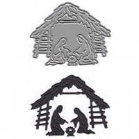 birth of baby jesus metal cutting dies stencil for diy scrapbooking decorative embossing suit paper cards die cutting template