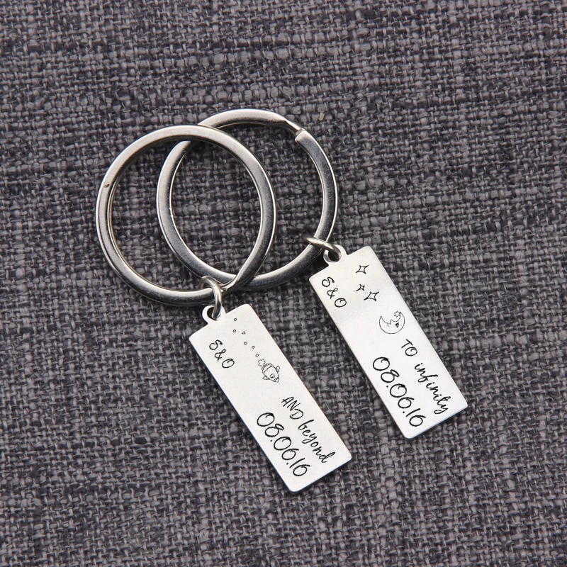 К бесконечности и за пределами влюбленных пар Мемориальный подарок ювелирные