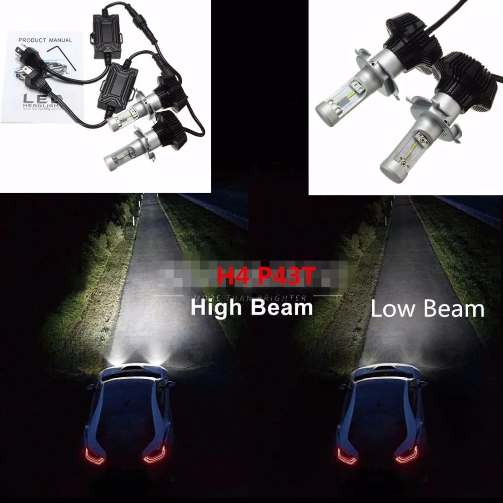 160 Вт/Пара светодиодный светодиодные лампы H4 для фар лм|led h4 headlight|h4 headlighth4 headlight bulbs