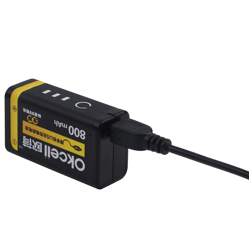 JRGK 800 мАч micro USB аккумуляторная батарея OKcell Lipo 9 В для модели вертолета RC микрофон