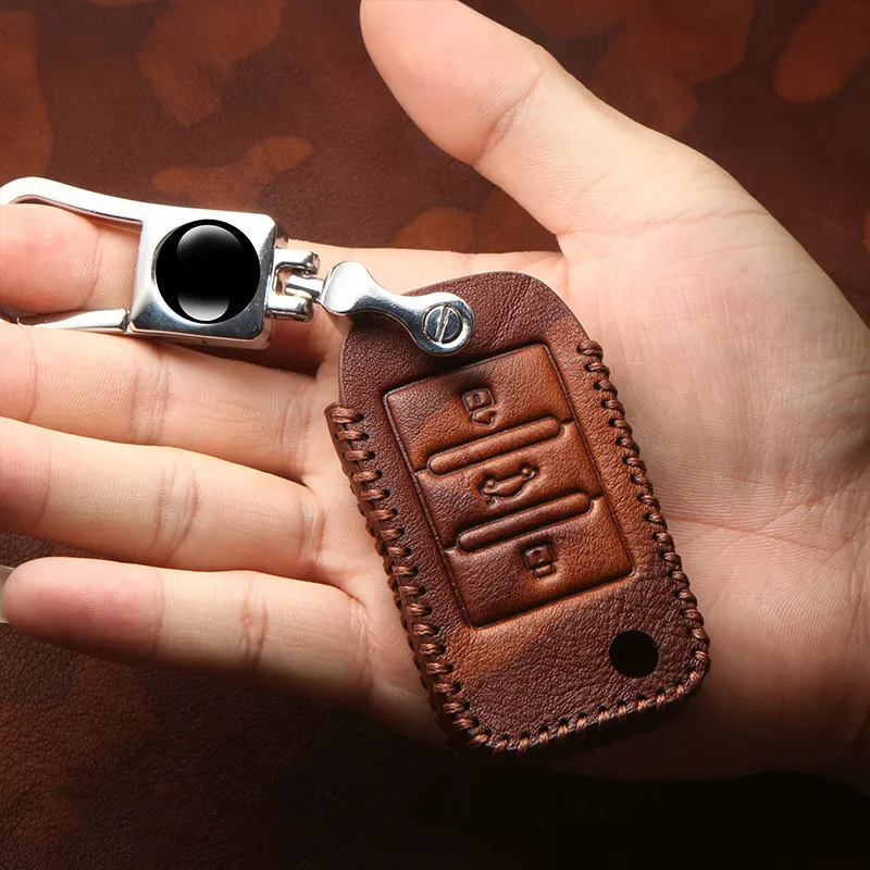 Чехол для ключей из натуральной кожи ROEWE RX5 2016 2017 2018 2019 MG ZS 3 чехол с кнопками