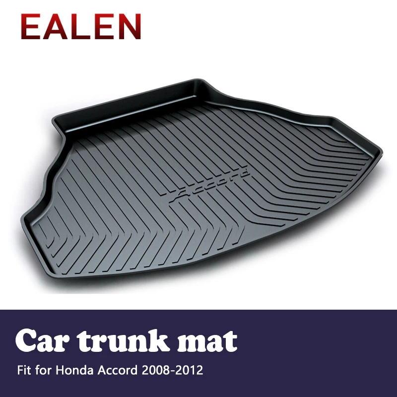 EALEN For Honda Accord 2008 2009 2010 2011 2012 Boot Liner Waterproof Anti-slip mat Accessories 1Set Car Cargo rear trunk mat