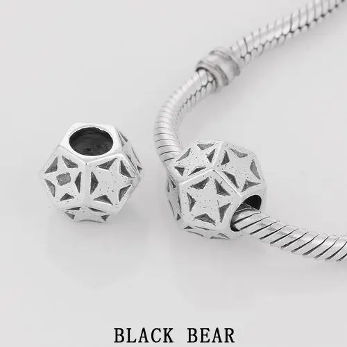 Discount 3.09g 925 Sterling Silver Romantic Stars Beads Charms Fit European Style Necklace Charm | Украшения и аксессуары