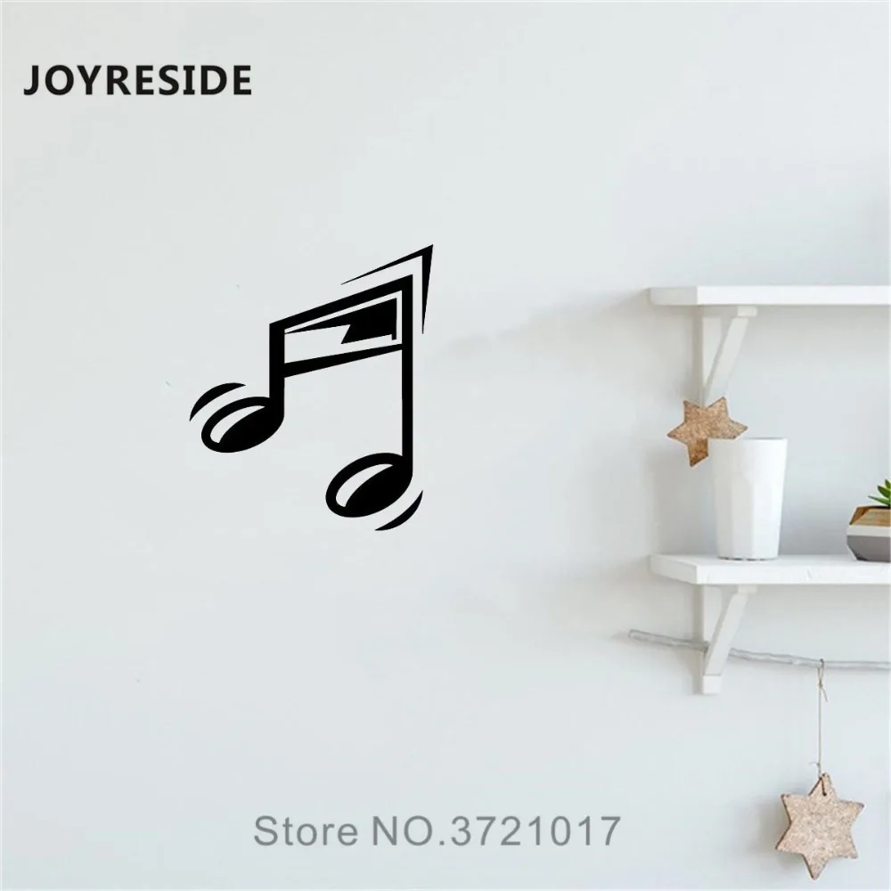 Музыкальные нотки joysebe настенные Стикеры с музыкальными нотами мелодия