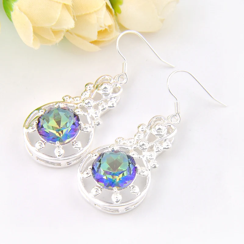 Топ ювелирные изделия посеребренный хрустальные серьги простые украшения