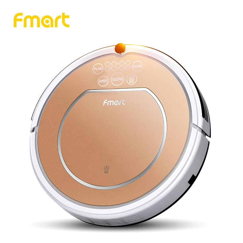 Fmart Робот Пылесос E-R302G(S) Сухая и Влажная Уборка Пылесосы для Дома HEPA фильтра
