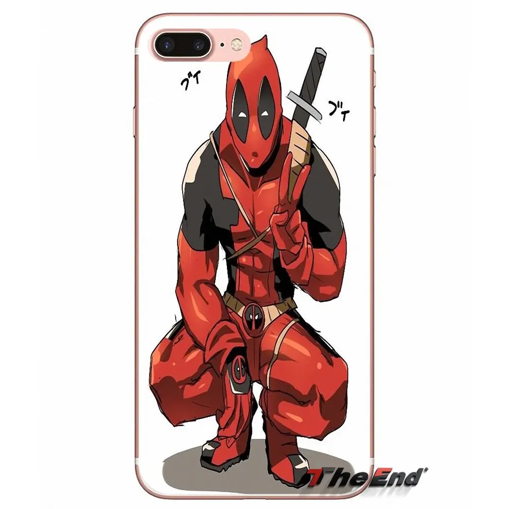 Чехол для телефона chibi dead pool Anime Deadpool Huawei G7 G8 Ascend P7 P8 P9 Lite Honor 4C 5X 5C 6X Mate 7 8 9 Y3 Y5 II Pro|case