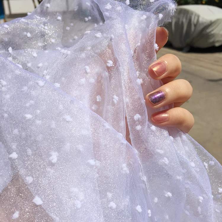 Organza Lace French Voile Guipure tulle mesh Fabric wedding decoration lace fabric | Дом и сад