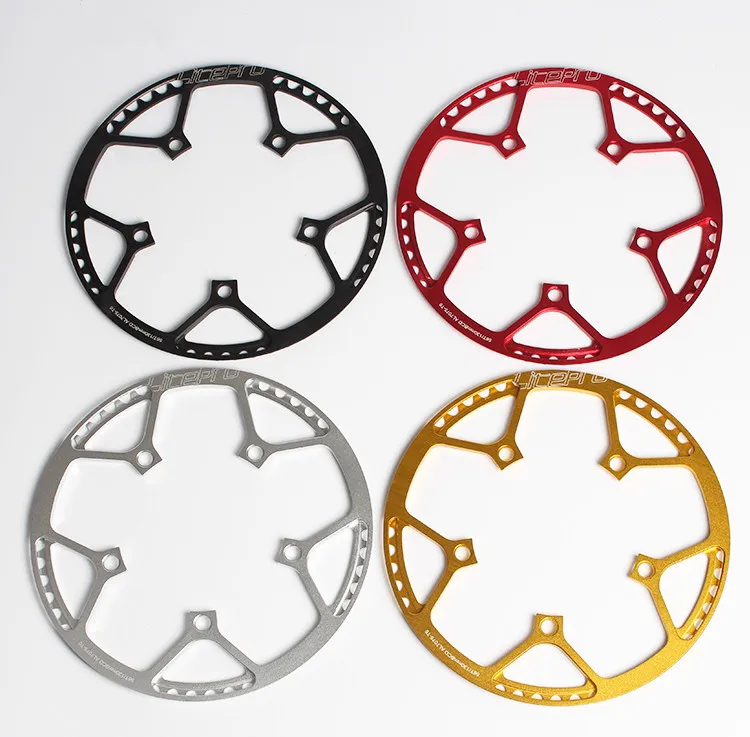 Litepro складывающийся BMX маленький велосипед BCD130 круглая пластина однодисковая Шестерня 45 47 53 56 58T цепная рукоятка