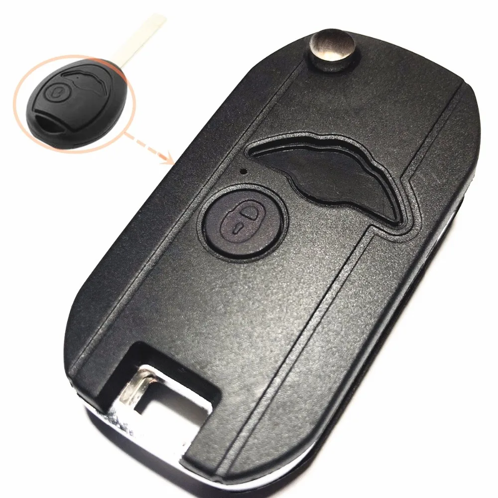 2 кнопки модифицированный складной Флип корпус автомобильного ключа