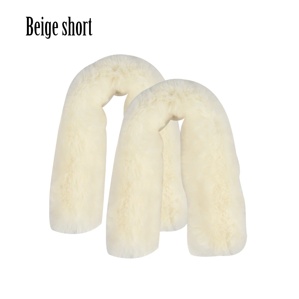 Beige short Tanqu длинный короткий мягкий теплый рукав из искусственного меха чехол для веревочной ручки для O Bag O CHIC для EVA Obag женская сумка на плечо - Цвет: Beige short