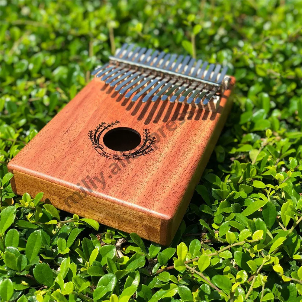 17 клавиш Пальчиковый Kalimba Mbira Sanza большой палец пианино карманный размер для