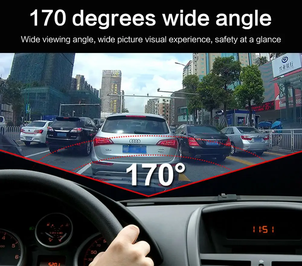 Dash Cam Двойной объектив 3 дюймов Экран T679 Видеорегистраторы для автомобилей HD 1080P Камера приборной панели dvr рекордер Ночное видение авто видео автомобиля зеркало заднего вида