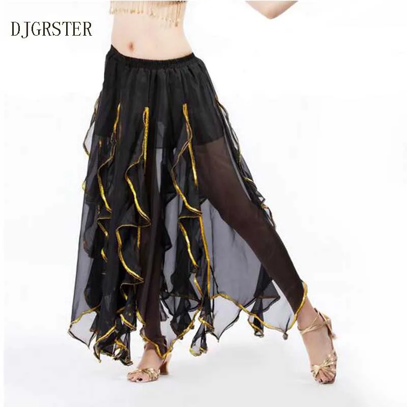 Женская шифоновая юбка для танца живота 12 цветов|chiffon belly dancing skirt|belly dance skirtskirts for |