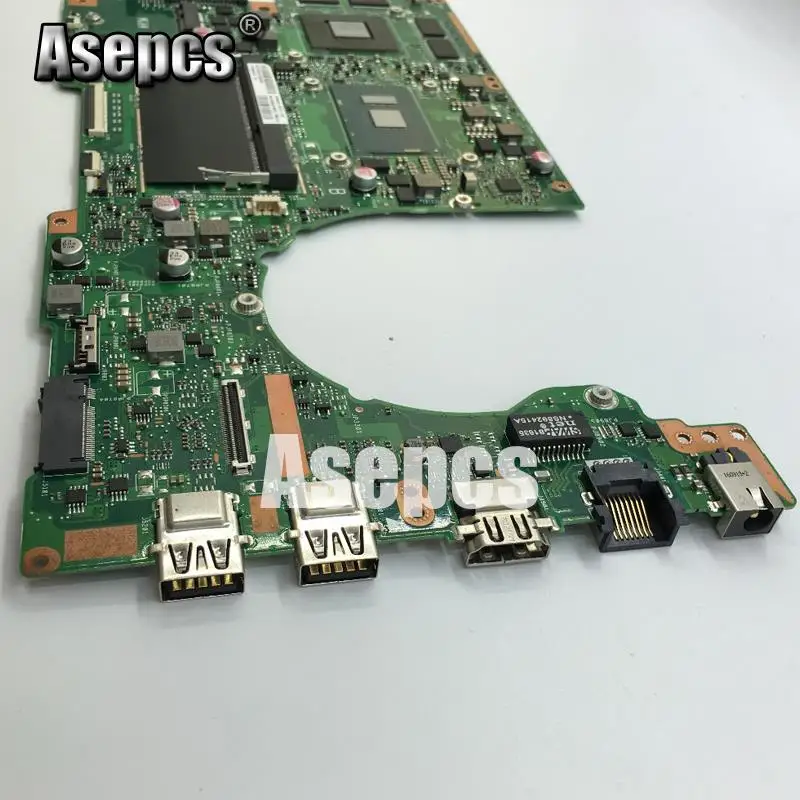 Akemy K501UB материнская плата для ноутбука ASUS K501UX K501UB K501U K501 тестовая оригинальная материнская плата DDR4-8G оперативной памяти I7-6500U GTX940M