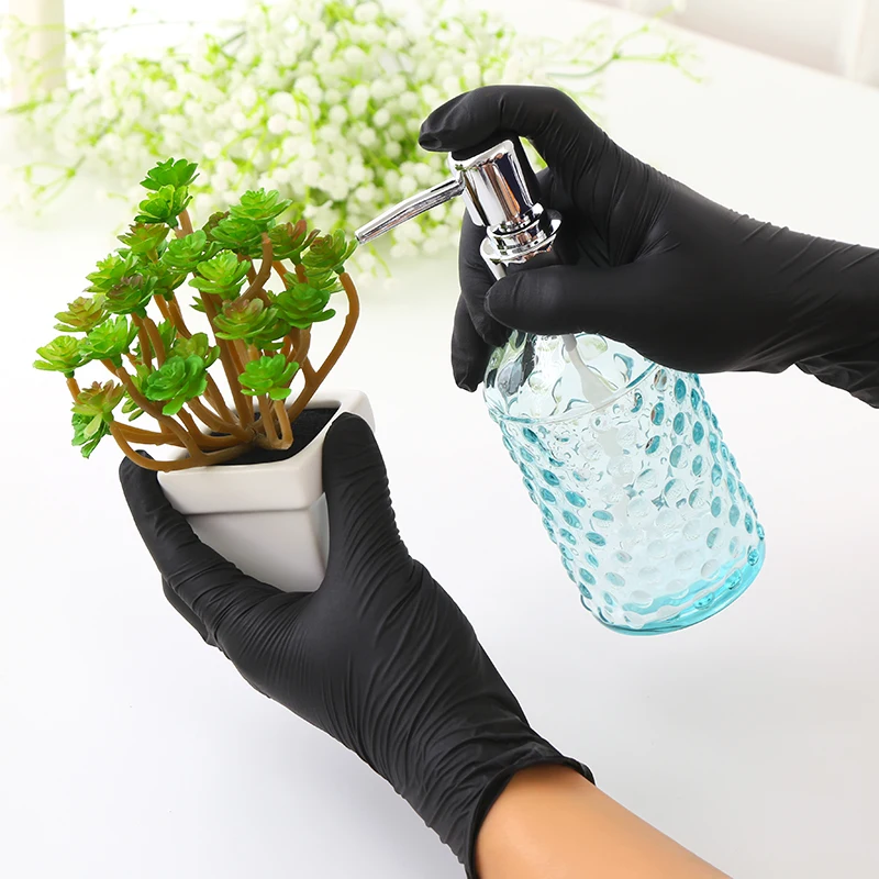 НОВЫЕ одноразовые перчатки утолщенные нитриловые без запаха химические