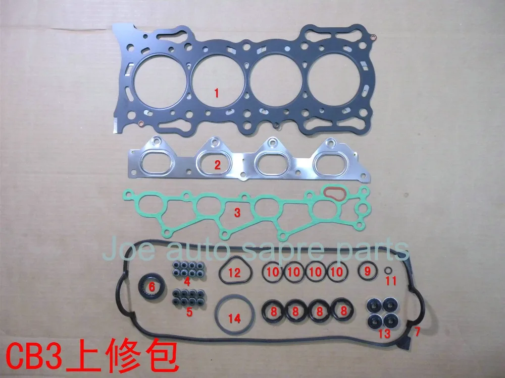 Полный комплект прокладок двигателя F20A3 F20A6 F20A4 для Honda ACCORD / PRELUDE IV 2 0 16V 1996 7cc 1989 97|full