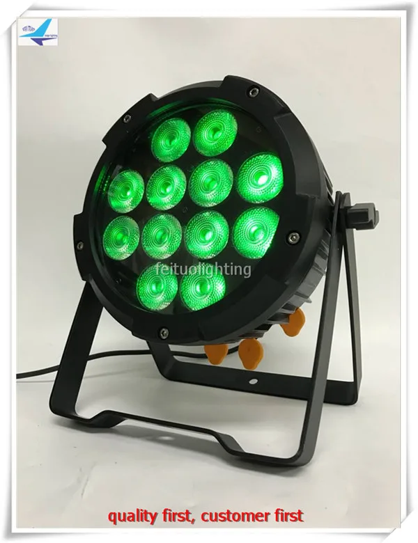 E-6pcs с корпусом Led par Водонепроницаемый 2,4 г Wi-Fi управление 12x12 Вт 6 В1 RGBWA УФ батарея беспроводный par открытый этап