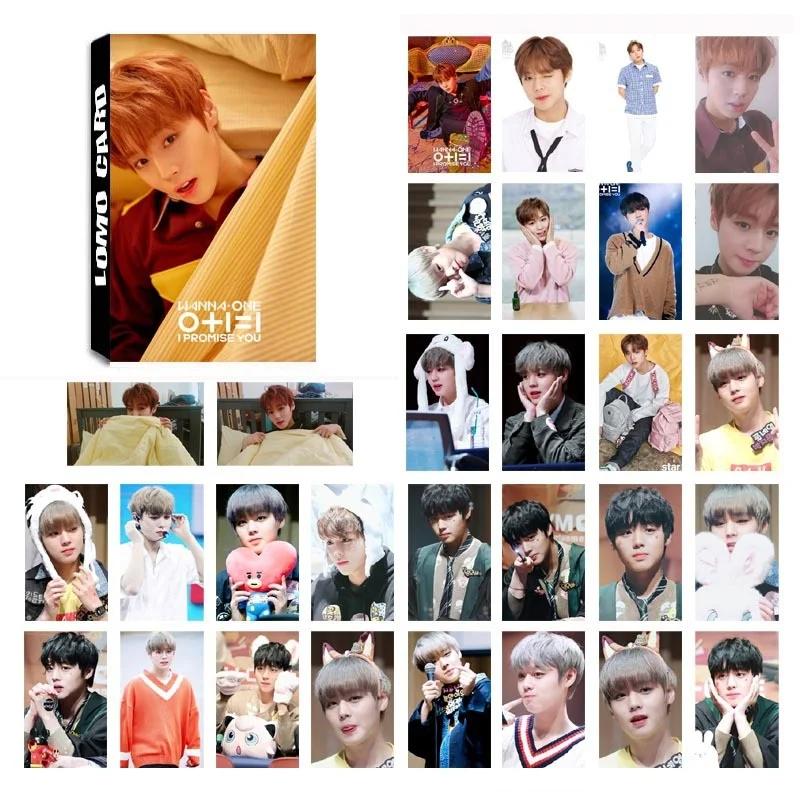 30 шт./компл. KPOP хочу один альбом 0 + 1 = я обещаю вам фотокарточки сделай сам Lomo