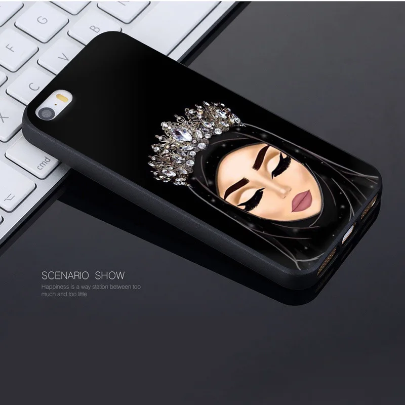 Для iphone 12 7 6 X мусульманская исламская девушка глаза женщины в хиджабе лицо