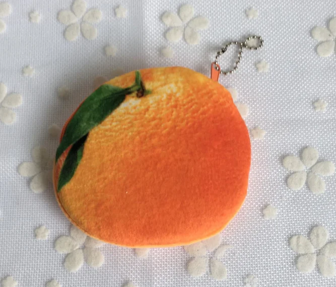 Новые Летние Фрукты 3D-арбуз оранжевый и т. д. 10 см мини плюшевая игрушка брелок